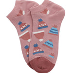 Calcetín Algodón Mujer Ped Winter Rosado Azaleia