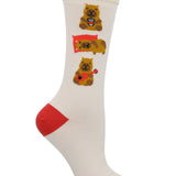 Calcetín Algodón Mujer C St Capibara Beige/Crudo Azaleia