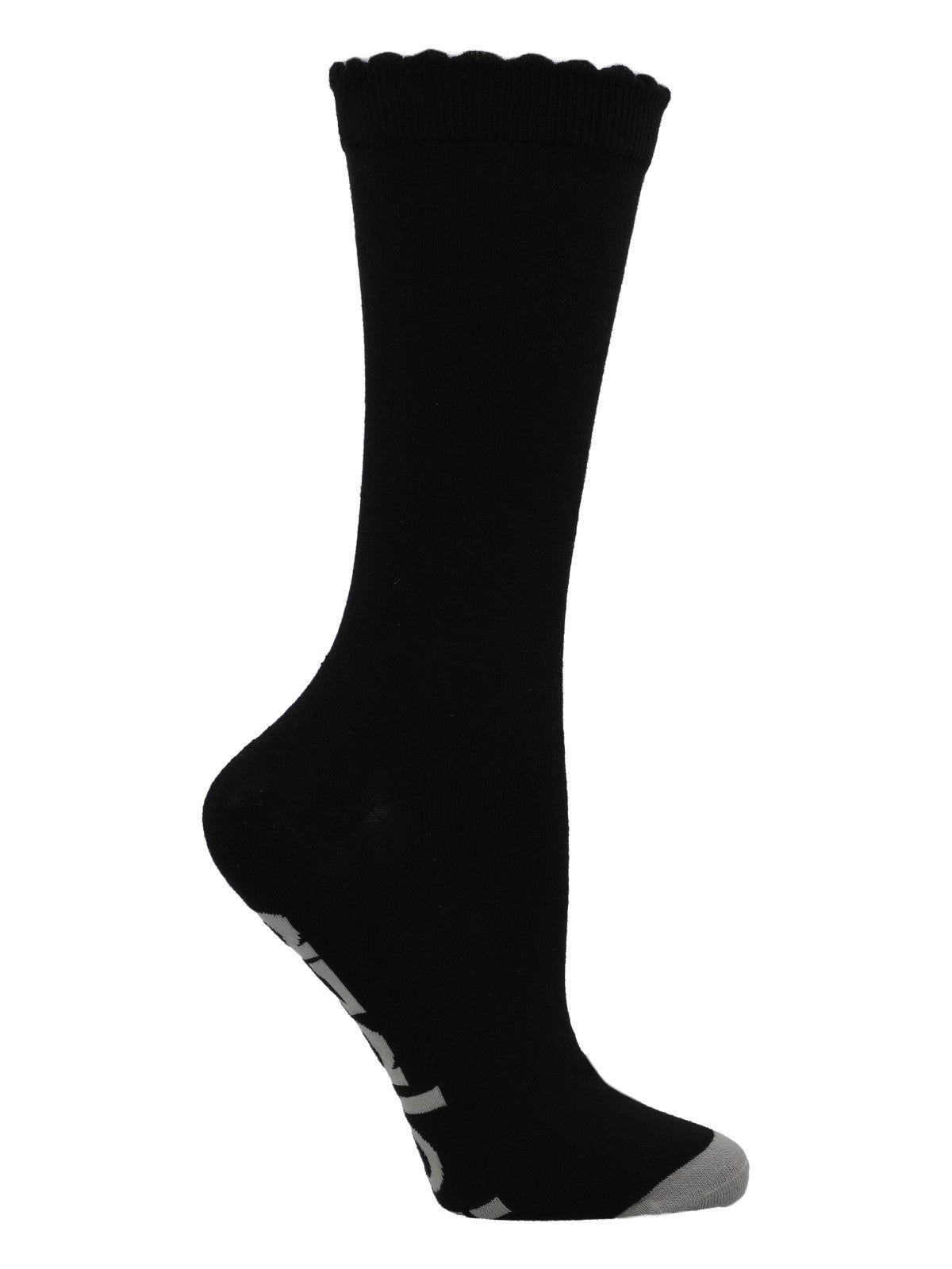 Calcetín Algodón Mujer Ic St Basic Negro Azaleia