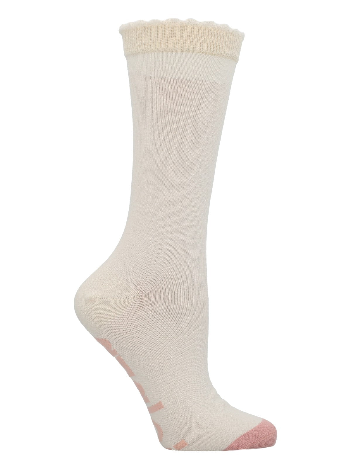 Calcetín Algodón Mujer Ic St Basic Beige/Crudo Azaleia