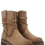 Botín Mujer Arran Taupe Azaleia