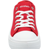 Zapatilla Mujer Lona Rojo Azaleia