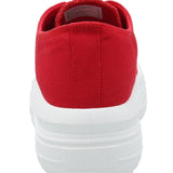 Zapatilla Mujer Lona Rojo Azaleia