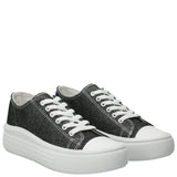 Zapatilla Mujer Lona Negro Azaleia