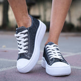 Zapatilla Mujer Lona Negro Azaleia