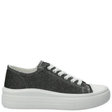 Zapatilla Mujer Lona Negro Azaleia