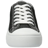 Zapatilla Mujer Lona Negro Azaleia