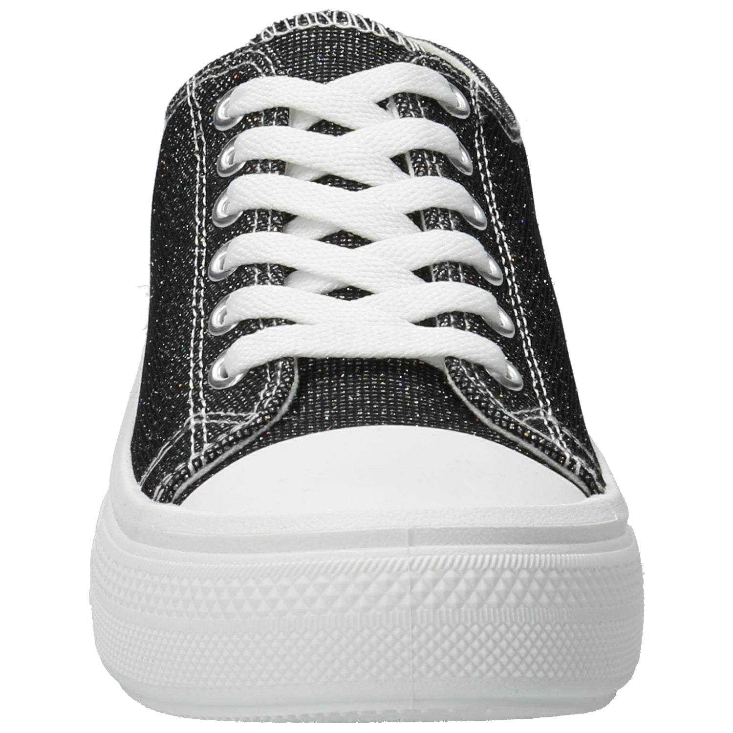 Zapatilla Mujer Lona Negro Azaleia