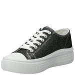 Zapatilla Mujer Lona Negro Azaleia