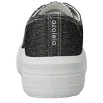 Zapatilla Mujer Lona Negro Azaleia