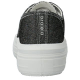 Zapatilla Mujer Lona Negro Azaleia