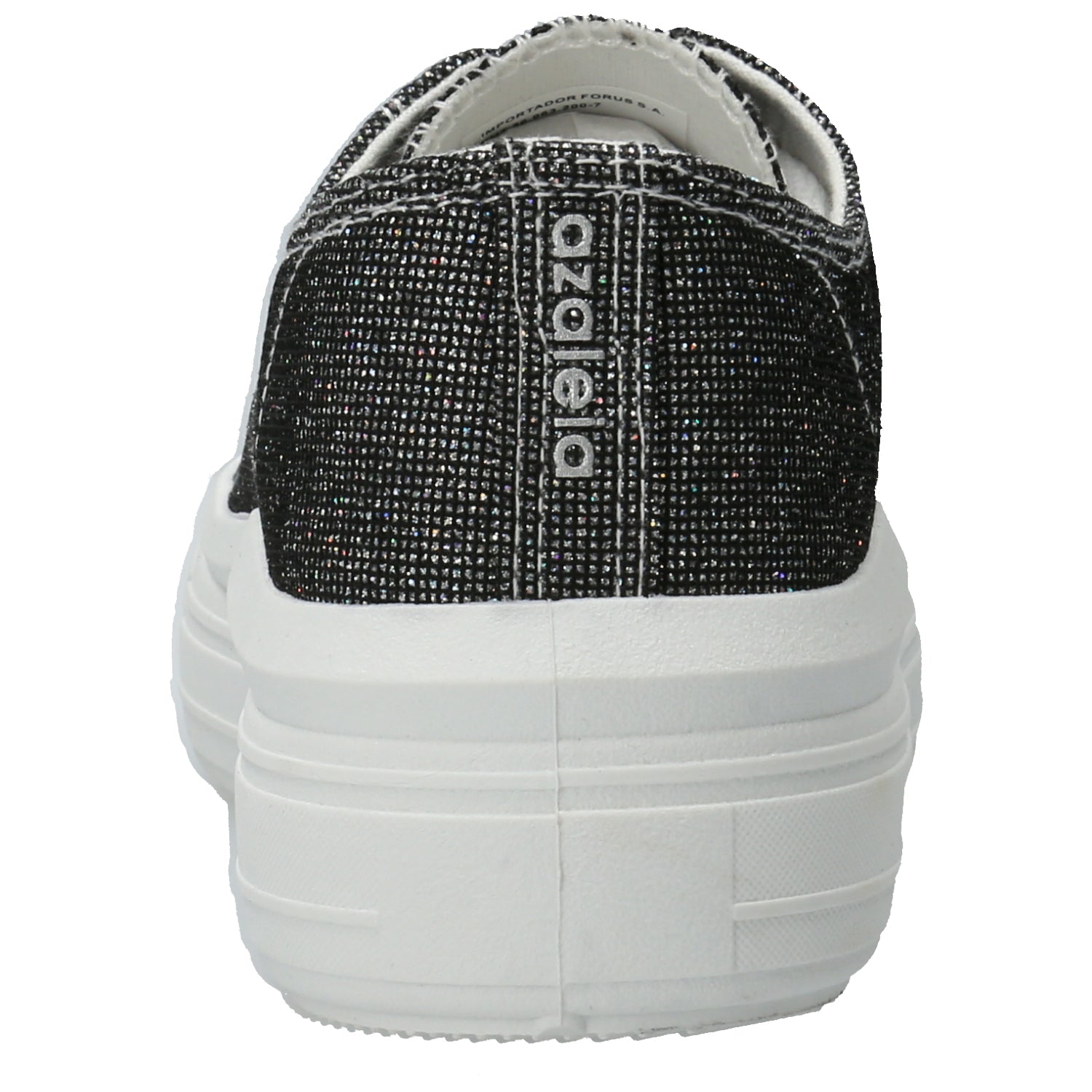 Zapatilla Mujer Lona Negro Azaleia