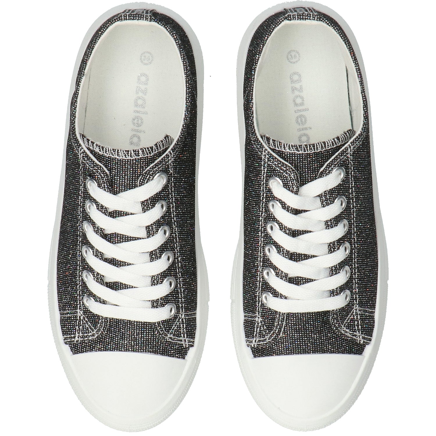 Zapatilla Mujer Lona Negro Azaleia