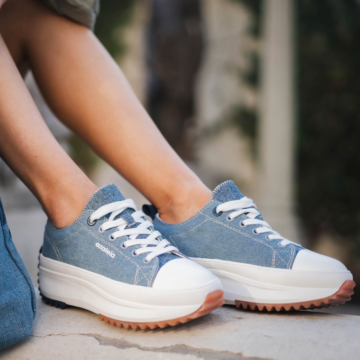 Zapatilla Mujer Anjelica Denim Azaleia