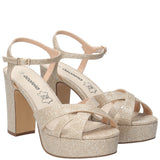 Sandalia Mujer Odelia Dorado Azaleia