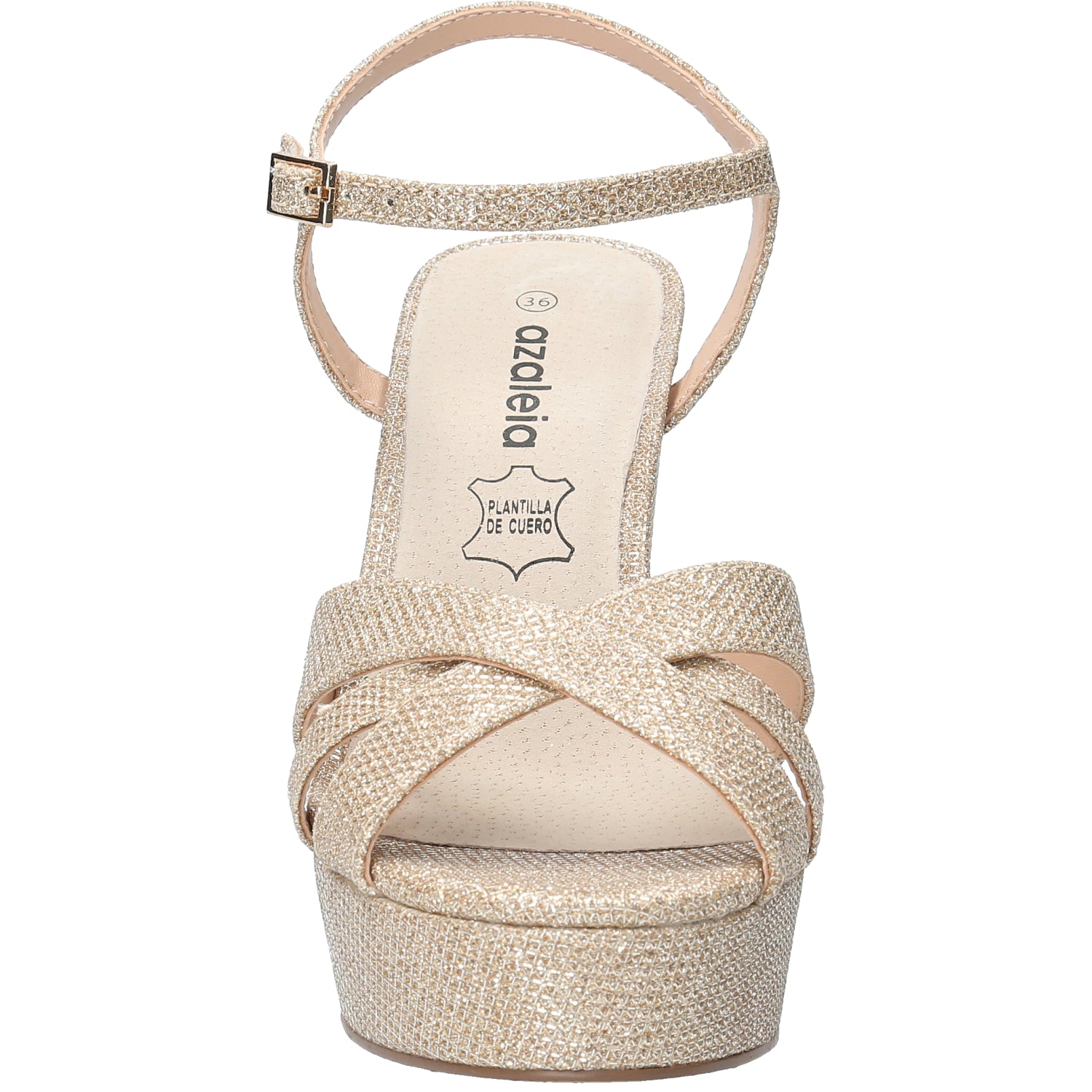 Sandalia Mujer Odelia Dorado Azaleia