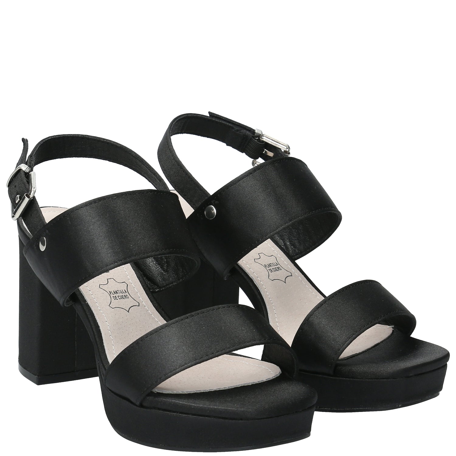 Sandalia Mujer Tobey Negro Azaleia