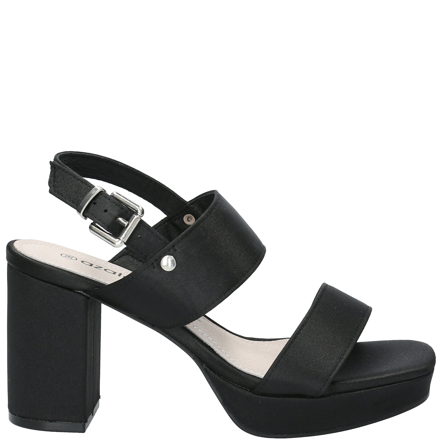 Sandalia Mujer Tobey Negro Azaleia