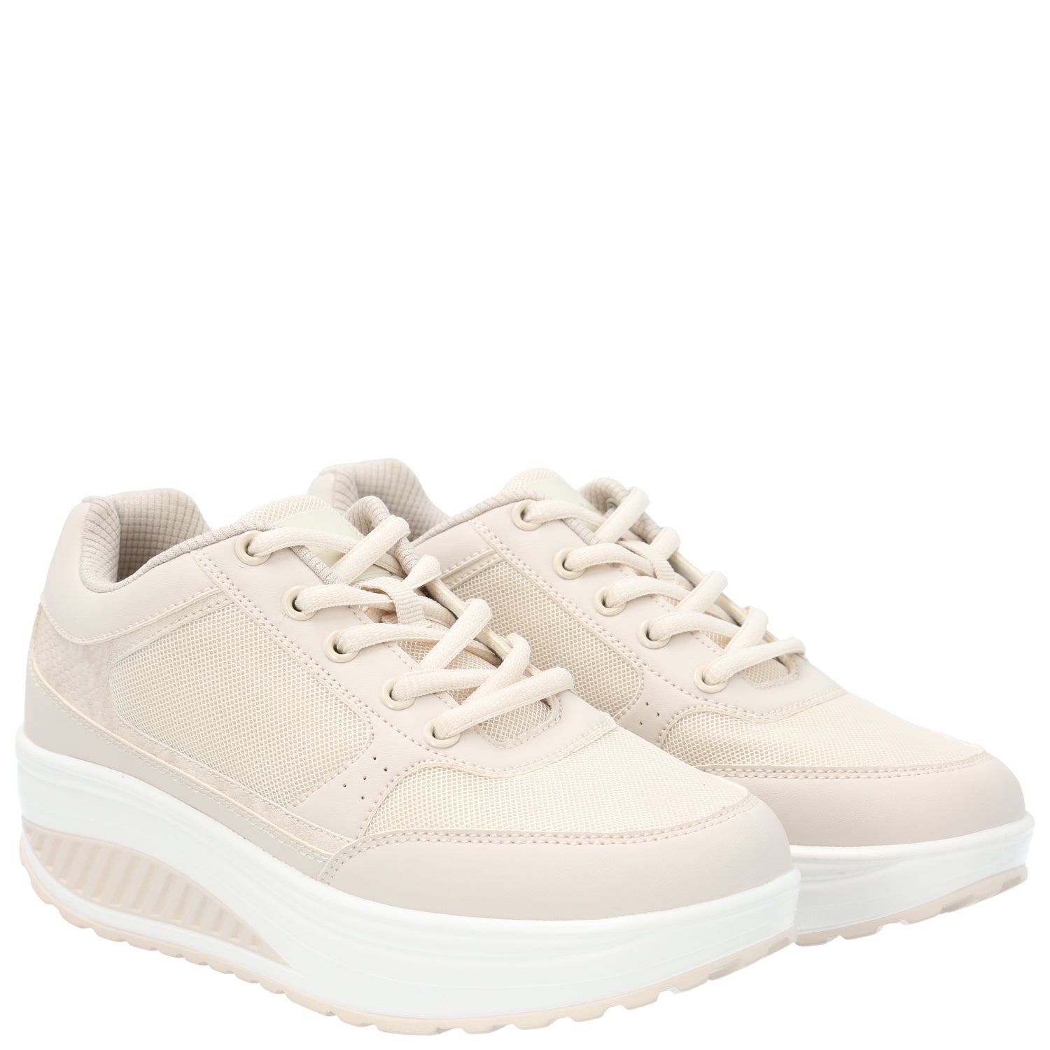 Zapatilla Mujer Coral Beige Azaleia