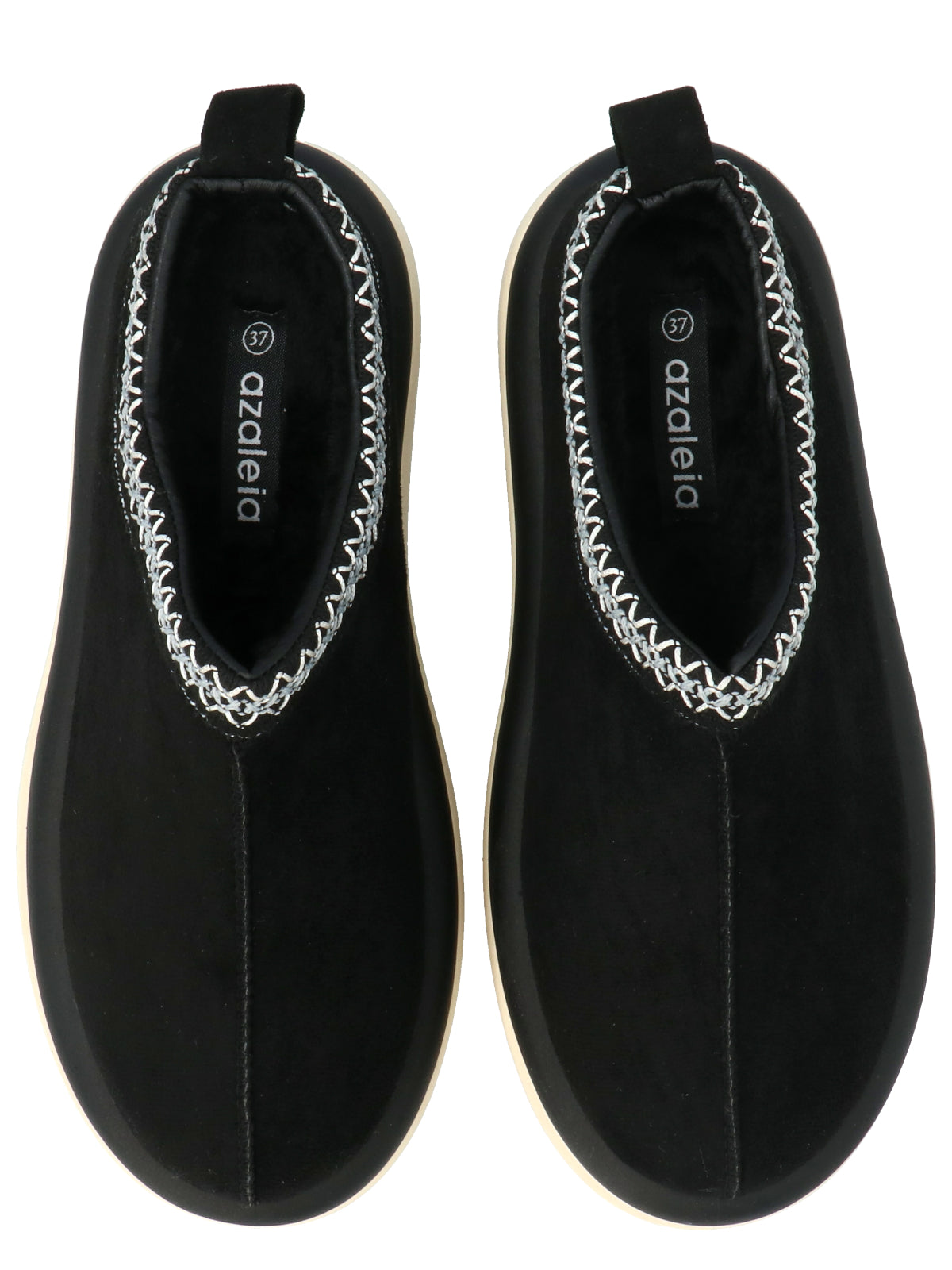 Pantufla Mujer Beki Negro Azaleia