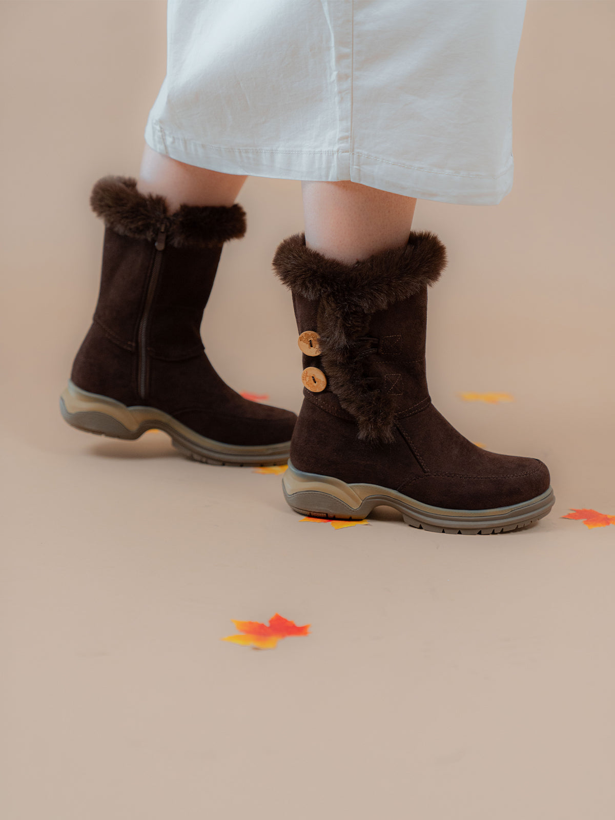 Botín Mujer Dusty Café Azaleia