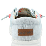 Zapatilla Mujer Benedetto Hey Dude Celeste Azaleia