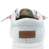 Zapatilla Mujer Benedetto Hey Dude Celeste Azaleia