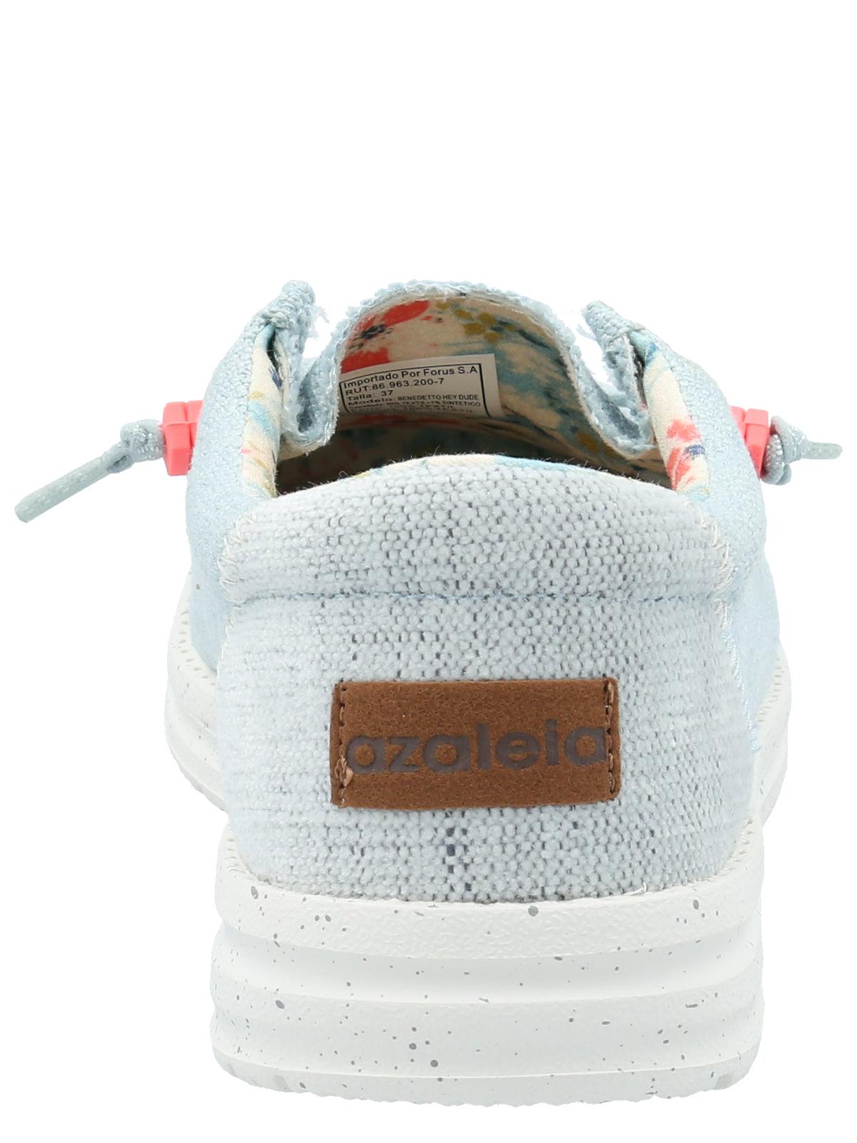 Zapatilla Mujer Benedetto Hey Dude Celeste Azaleia