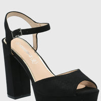 Sandalia Mujer Constanza Negro Azaleia