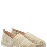 Alpargata Mujer Alessio Beige Listado Azaleia