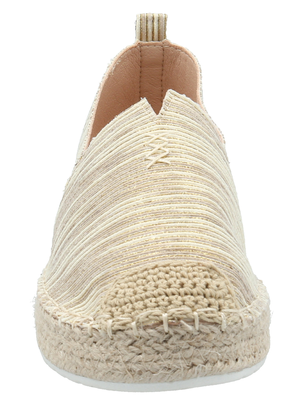Alpargata Mujer Alessio Beige Listado Azaleia