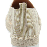 Alpargata Mujer Alessio Beige Listado Azaleia