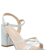 Sandalia Mujer Carlo Plateado Azaleia
