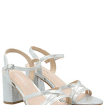 Sandalia Mujer Carlo Plateado Azaleia