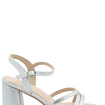 Sandalia Mujer Carlo Plateado Azaleia