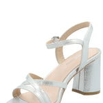 Sandalia Mujer Carlo Plateado Azaleia
