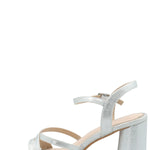 Sandalia Mujer Carlo Plateado Azaleia