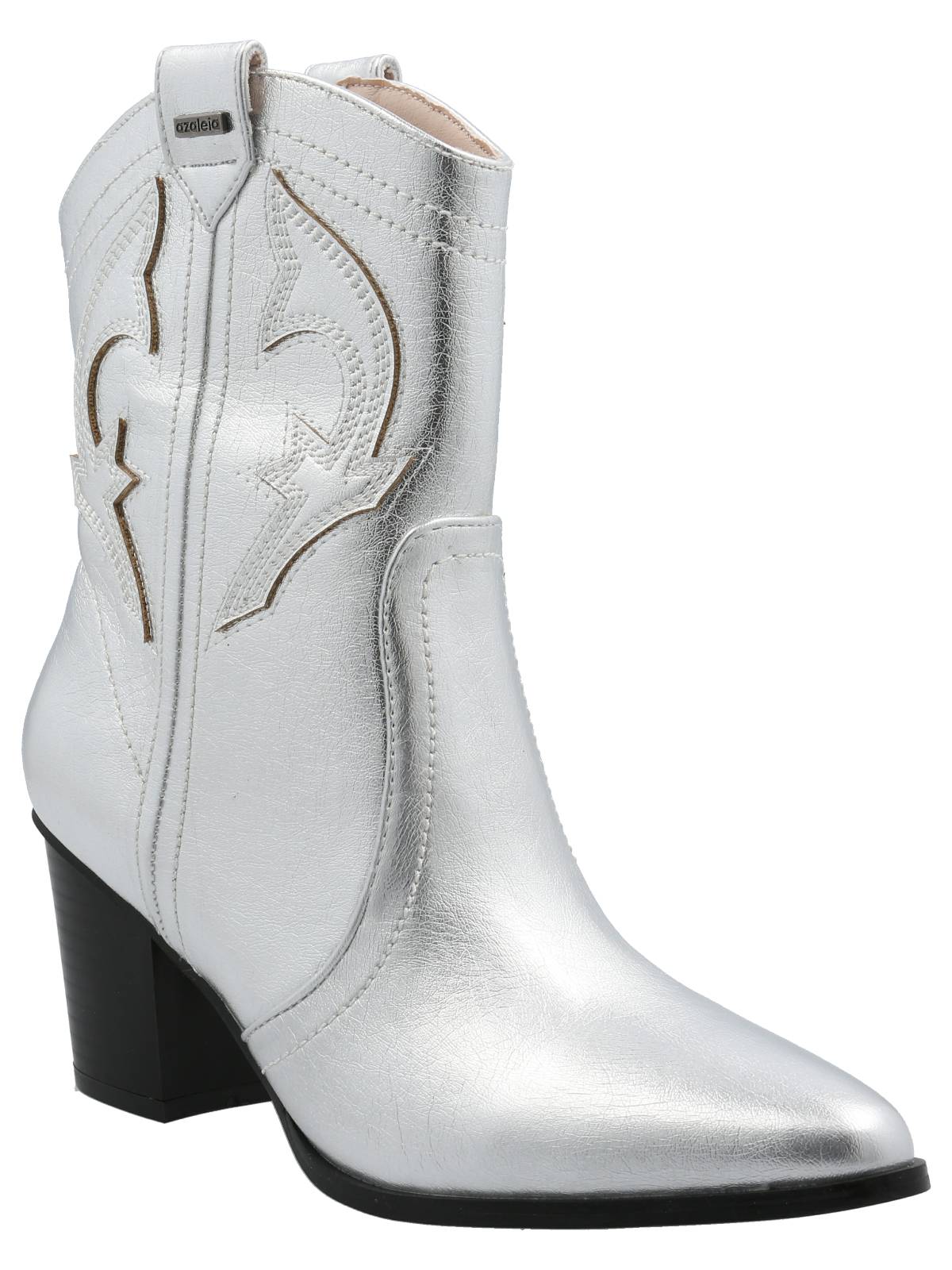 Botín Mujer Betis Plateado Azaleia