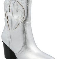 Botín Mujer Betis Plateado Azaleia