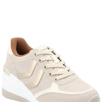 Zapatilla Mujer Bath Beige Azaleia