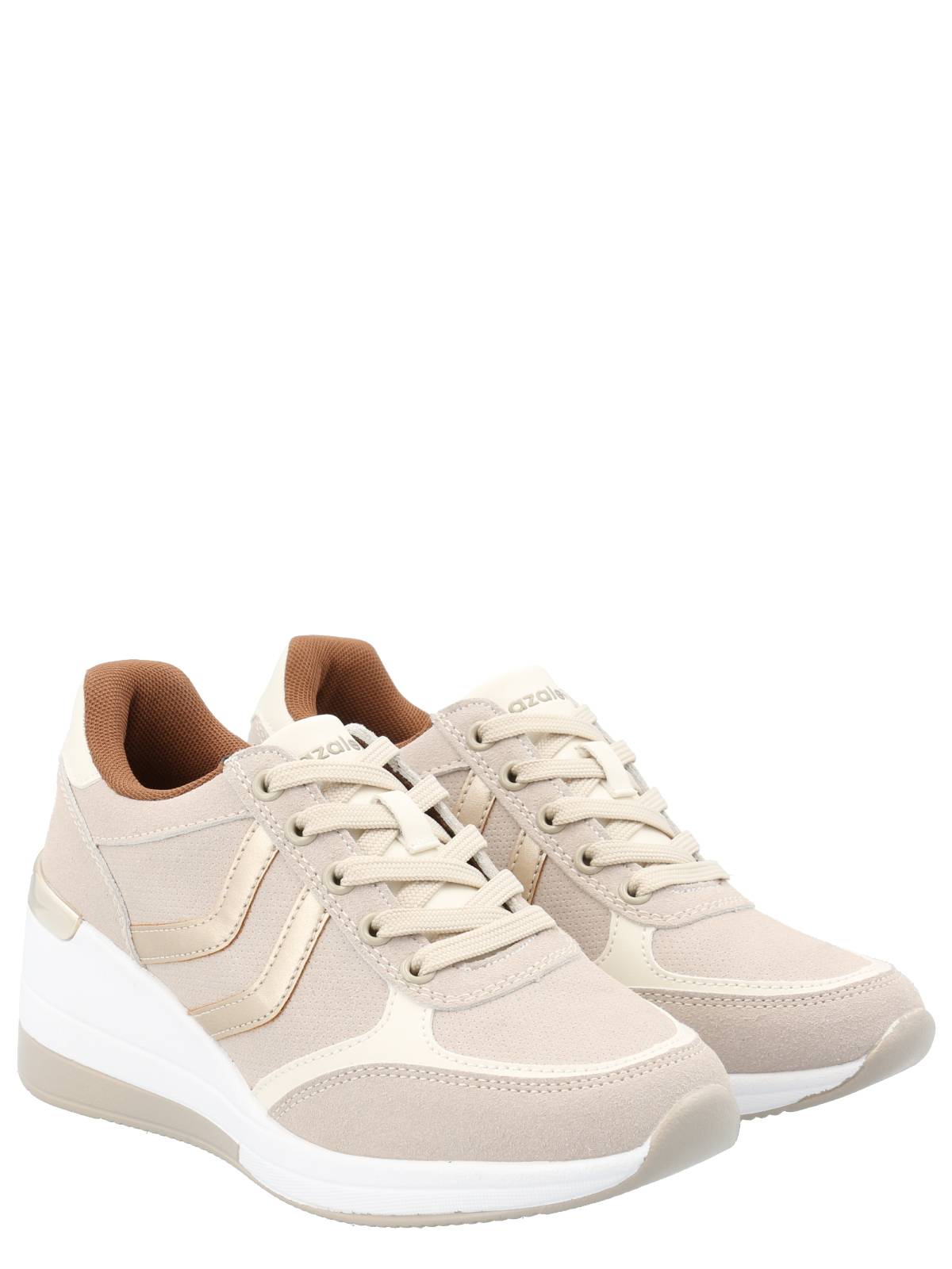 Zapatilla Mujer Bath Beige Azaleia