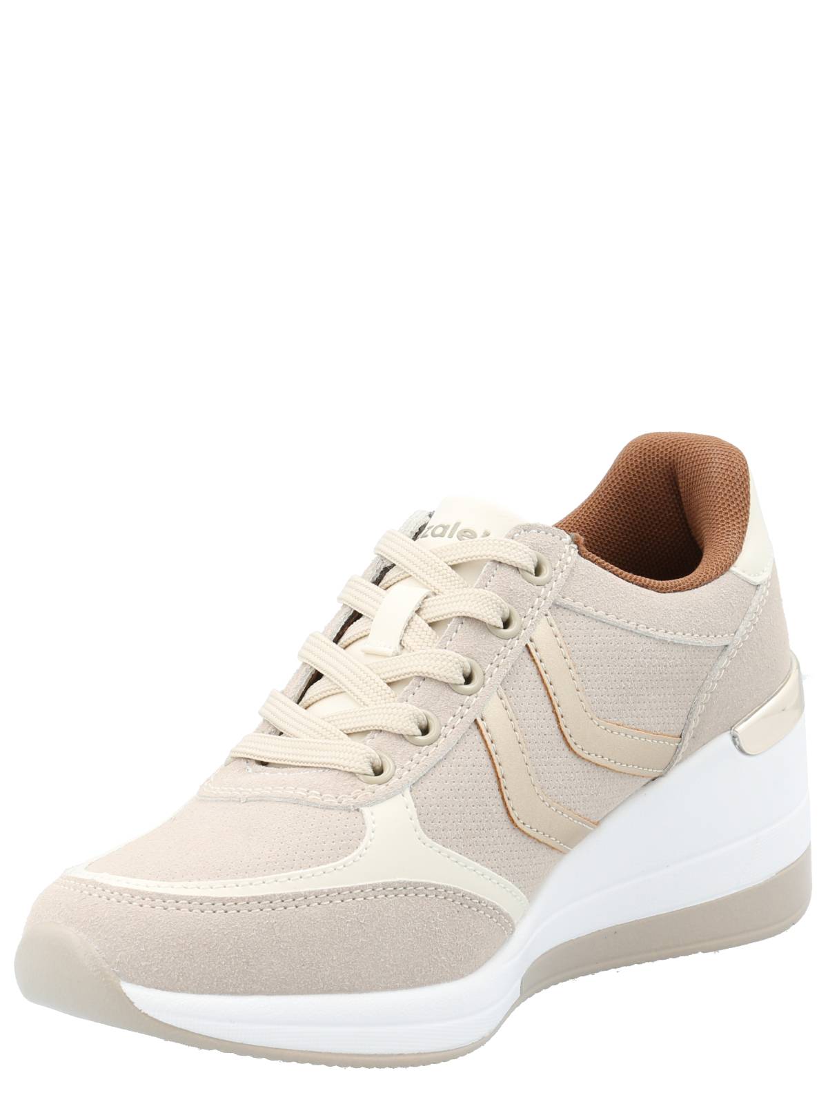 Zapatilla Mujer Bath Beige Azaleia