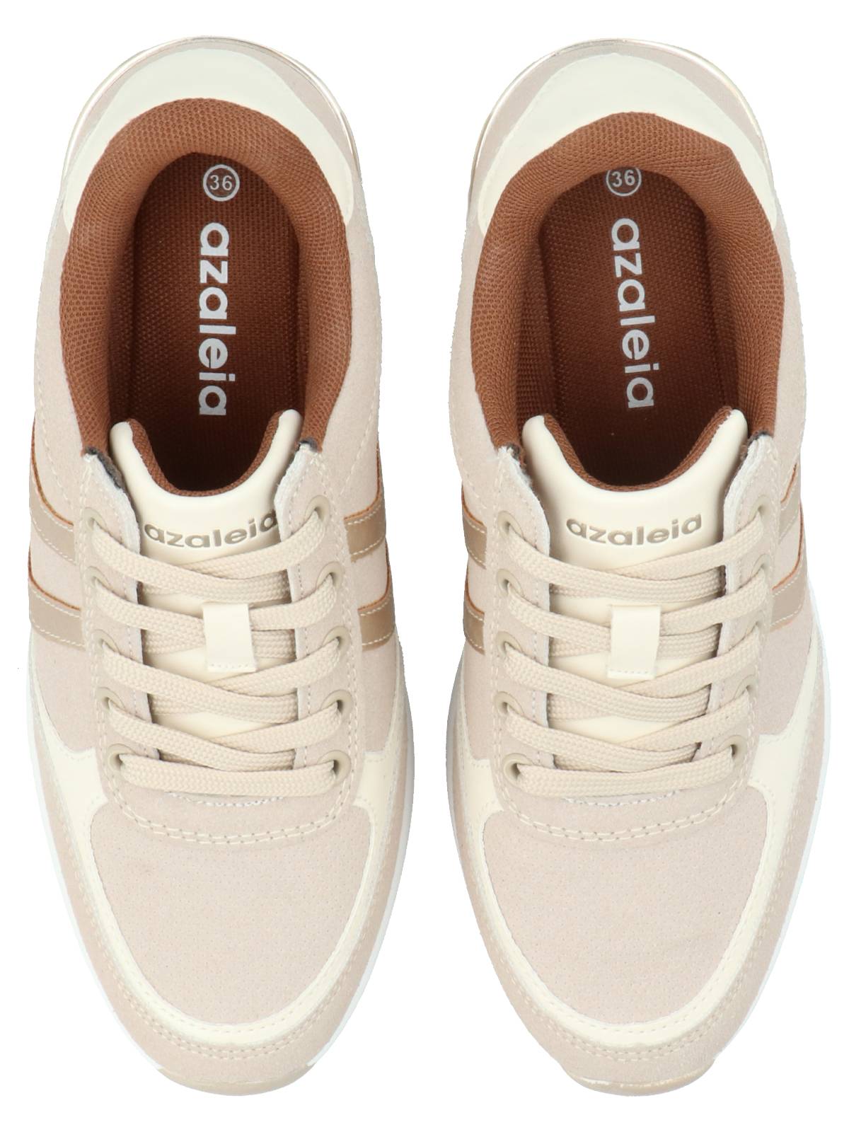 Zapatilla Mujer Bath Beige Azaleia