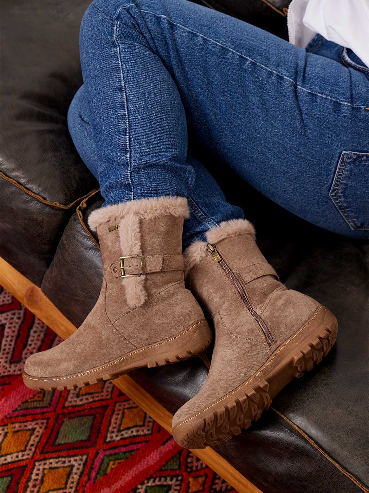 Botín Mujer Mirandes Taupe Azaleia