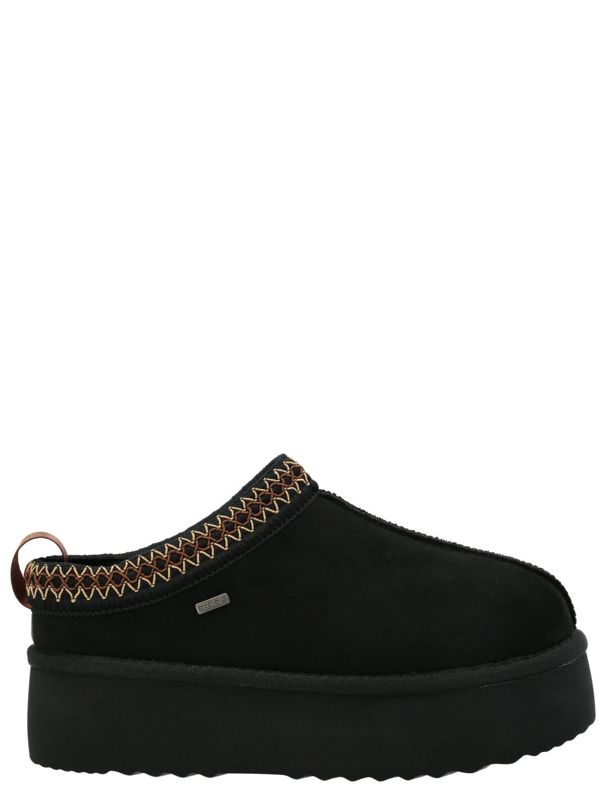 Pantufla Mujer Luton Negro Azaleia