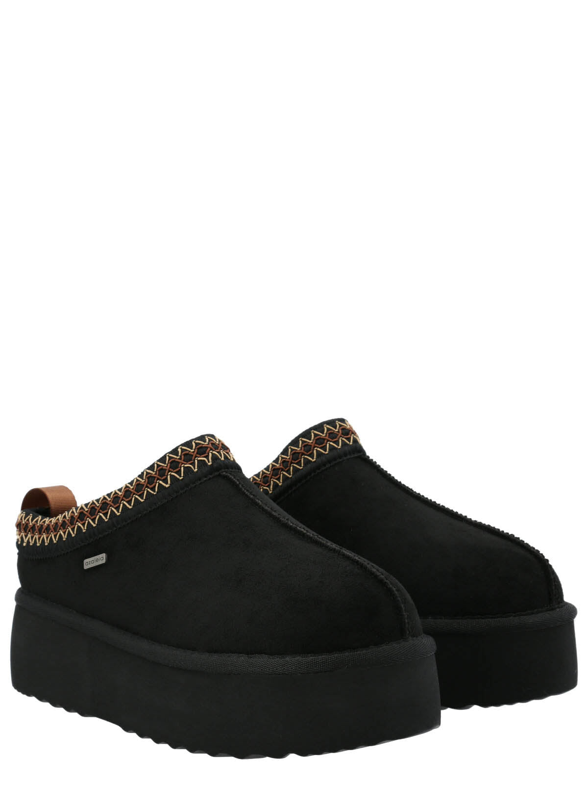 Pantufla Mujer Luton Negro Azaleia