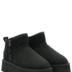 Botín Mujer Freeze Negro Azaleia