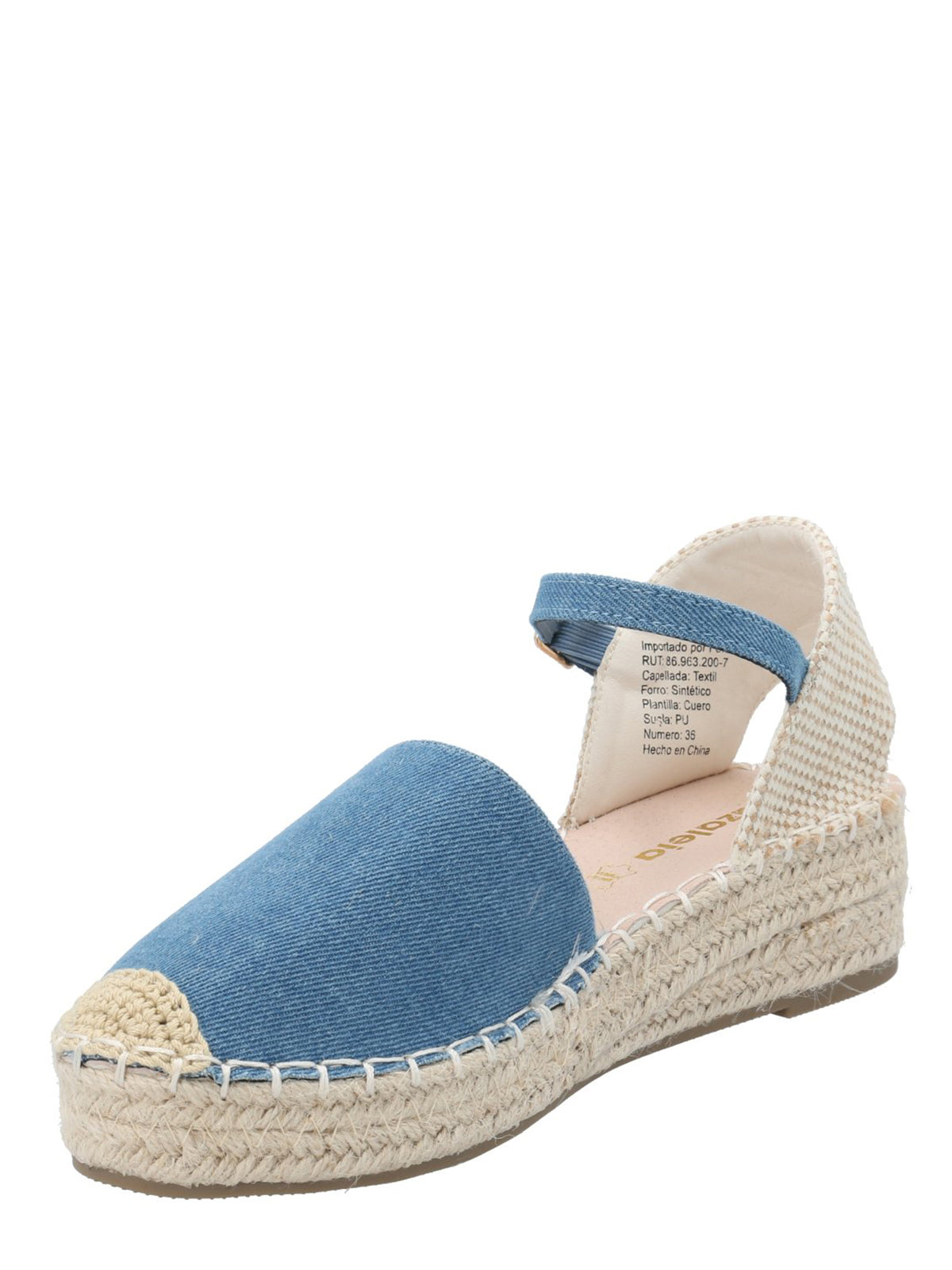 Alpargata Mujer Filipa Denim Azaleia
