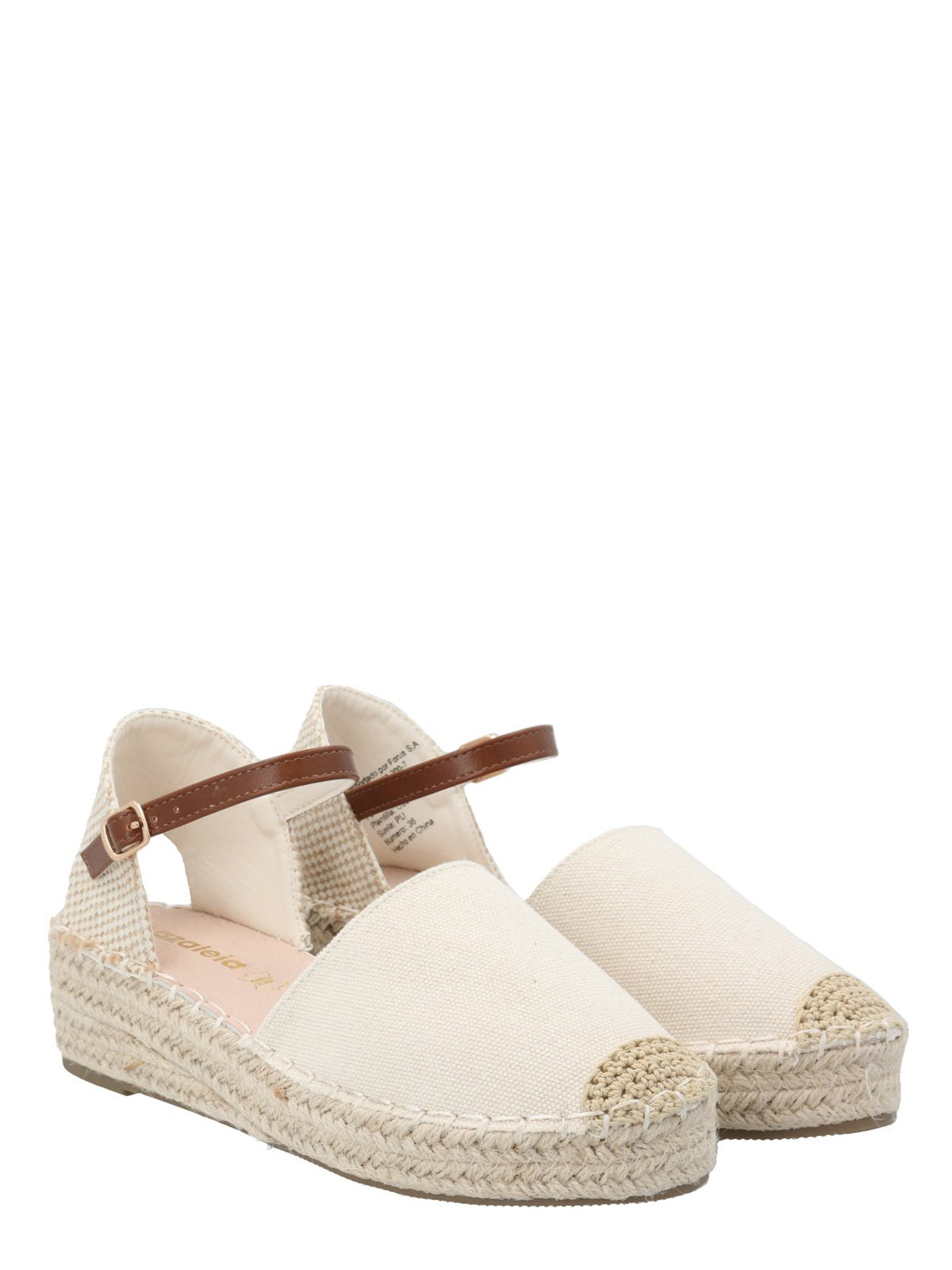 Alpargata Mujer Filipa Natural Azaleia