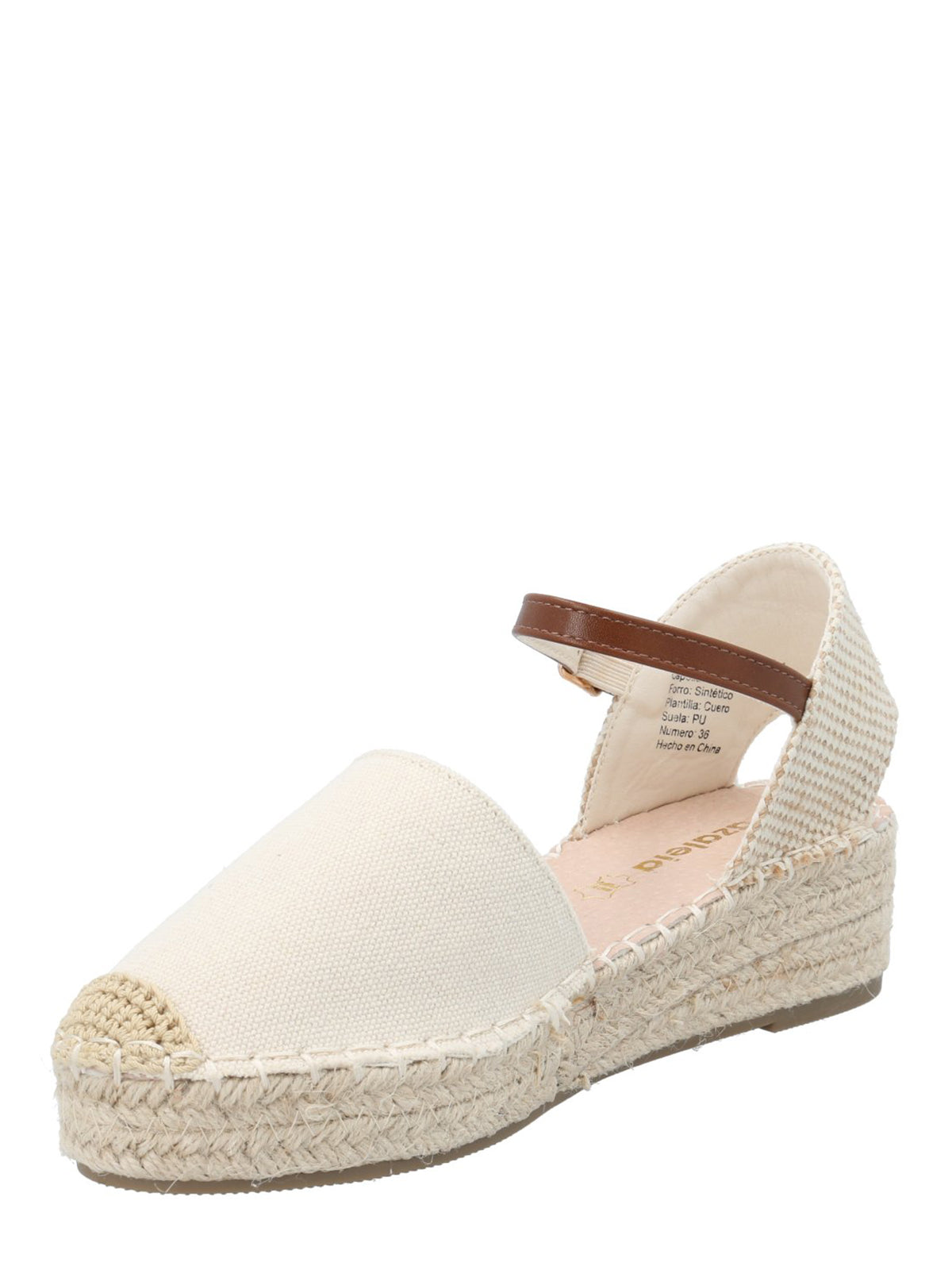 Alpargata Mujer Filipa Natural Azaleia